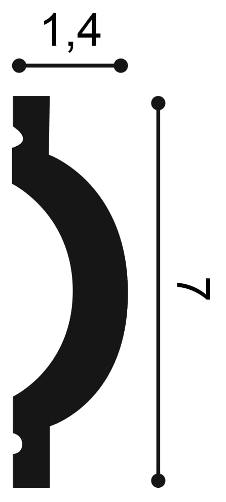 Планка Orac P9901 ARCH-00146795 - Вид №1