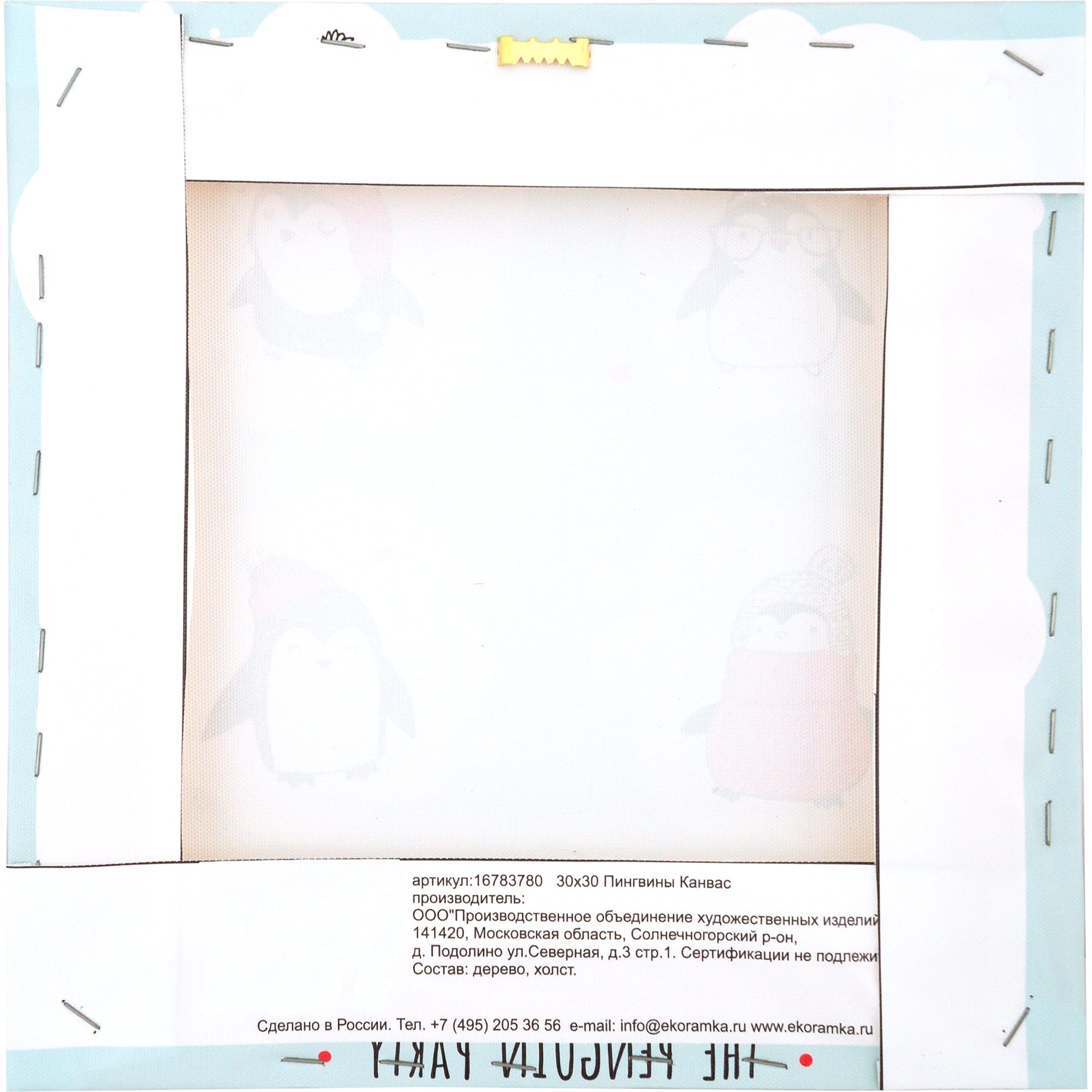 18857264 Картина на холсте «Пингвины» 30x30 см Santreyd  - Вид №2