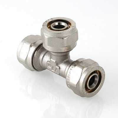 VTm.331.N.262026 Фитинг обжимной – тройник Valtec 26 х 20 х 26 мм  - Вид №5