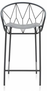 Garda Furniture Стул с порошковым покрытием и подставкой для ног Ataman Ga08me