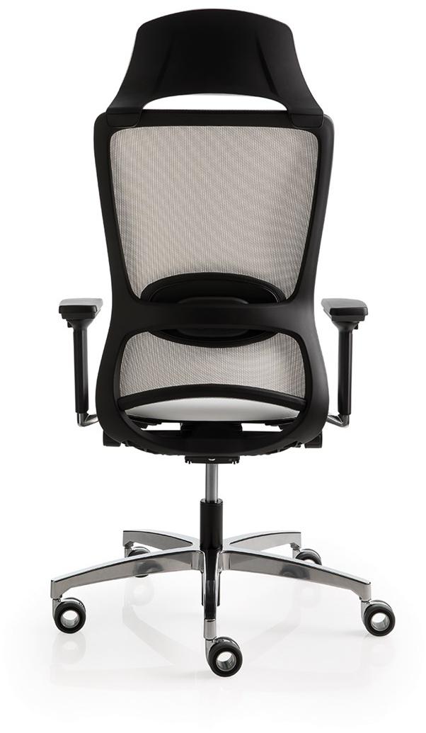 Luxy Кресло руководителя с поворотной сеткой и подголовником Pop Pp1 - Вид №7