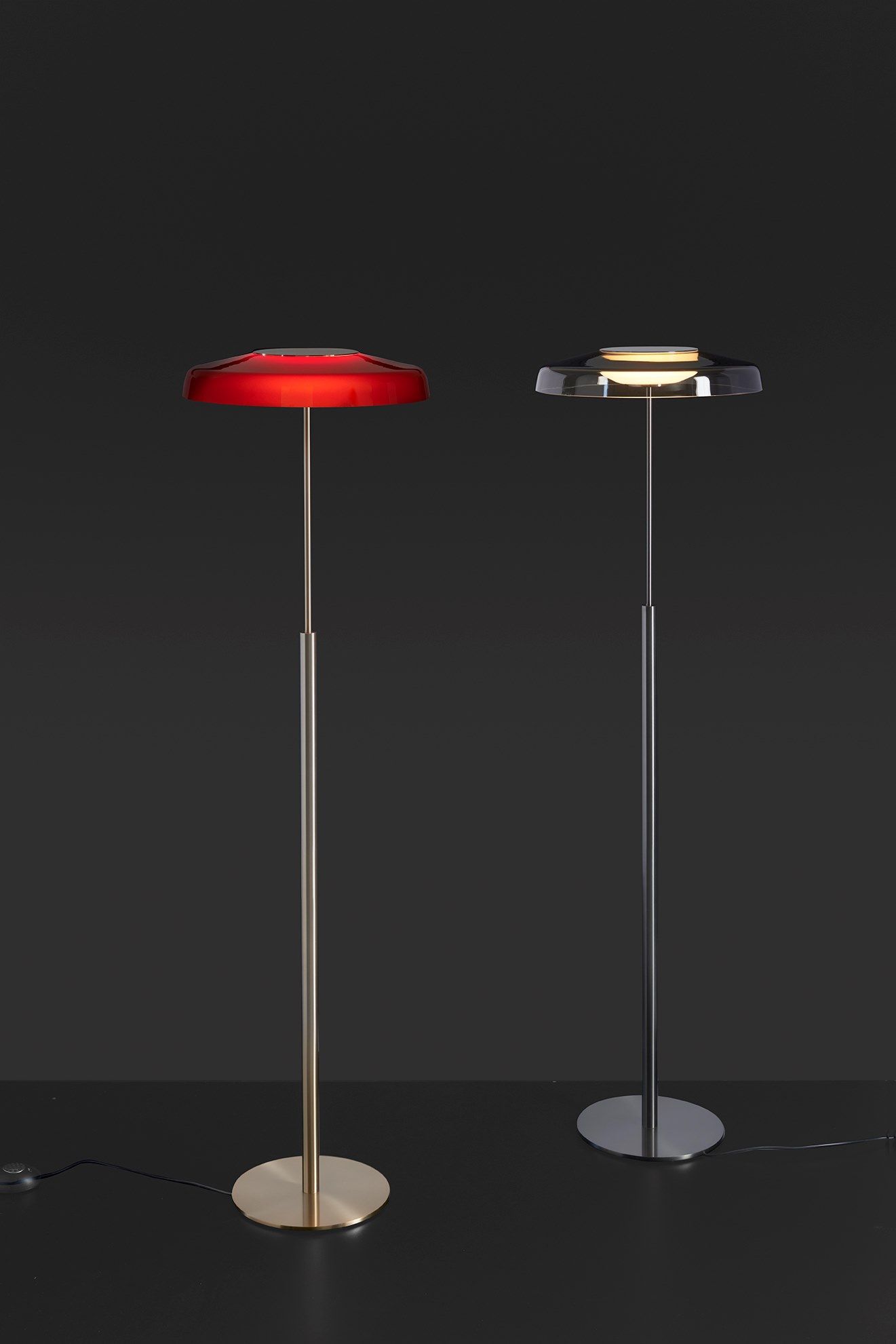 Торшер из металла и стекла Oluce Дора ARCH-00116225 - Вид №1