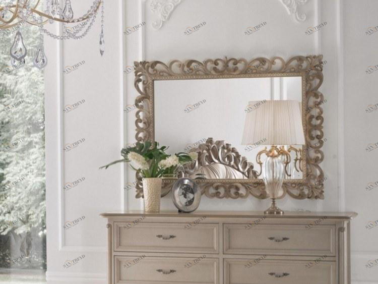 SCAPPINI & C Прямоугольное зеркало в настенной раме Timeless 2588