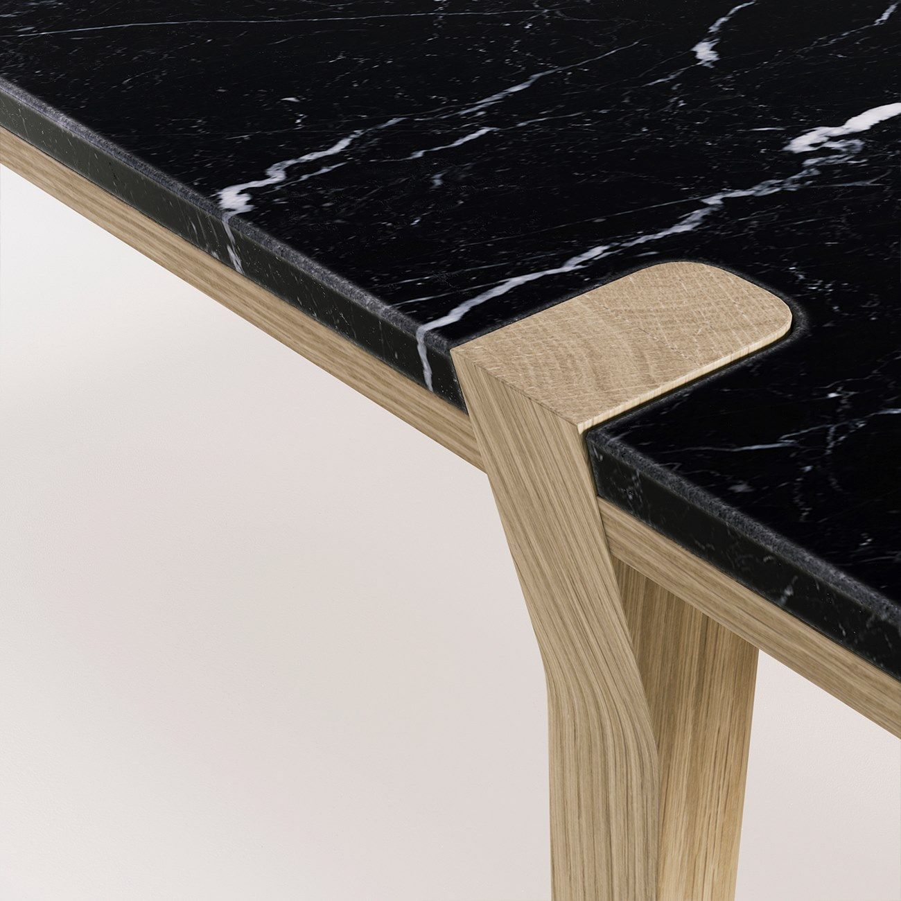 Прямоугольный низкий журнальный столик из мрамора и массива дерева Wewood CORNER ARCH-00069131 - Вид №16