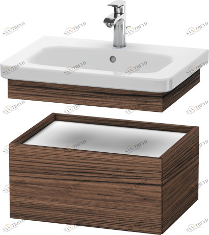 DS628002121 DuraStyle Шкафчик Орех темный декор Duravit