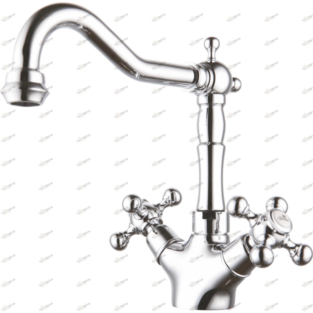 GZ 09012 Смеситель для кухни двухвентильный Ganzer Хром Ganzer Германия 13954