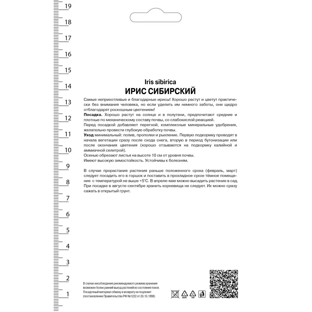 Ирис сибирский «Хэвинг Фан» 82530214 STLM-2046420 Santreyd  - Вид №1