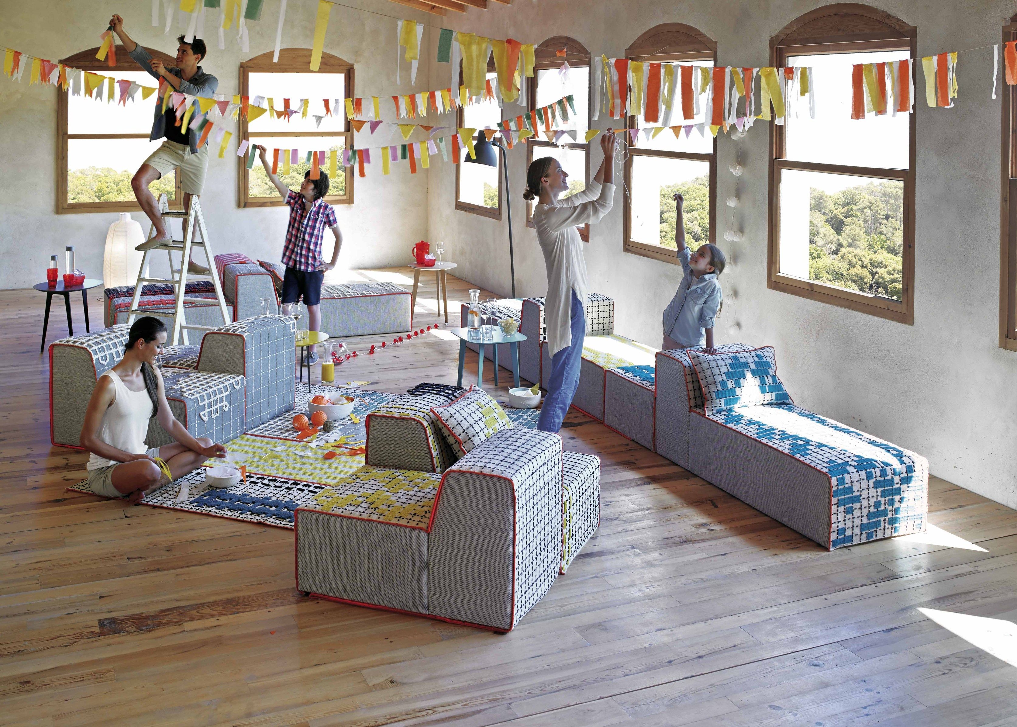 Ткань пуф GAN Bandas ARCH-00026983 - Вид №2