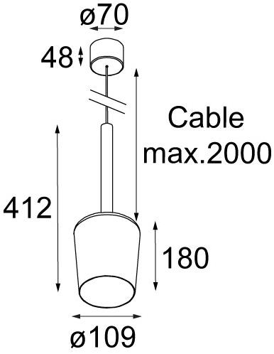Modular Lighting Instruments Подвесной светильник из металла Tulip sun-id-1408966 - Вид №2
