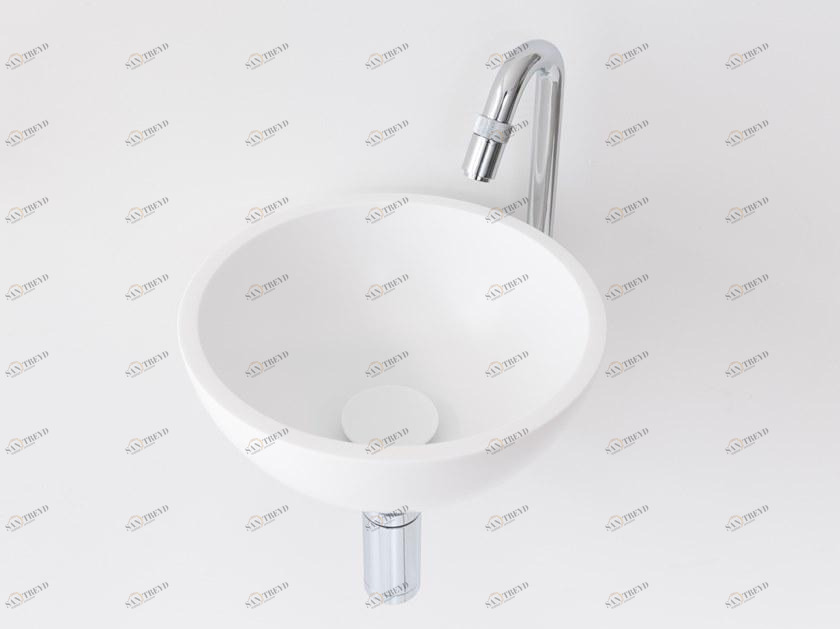 Подвесная раковина настенная овальная Not Only White Noon белая sun-id-1358064