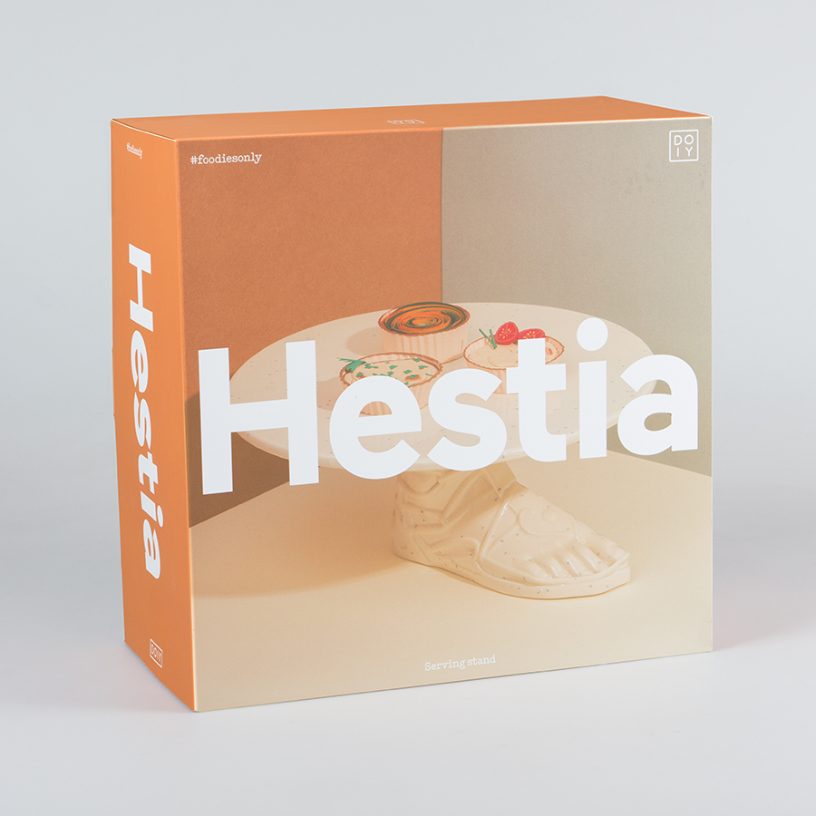 Подставка-столик керамическая Hestia белая Doiy DYHESSKWH - Вид №6