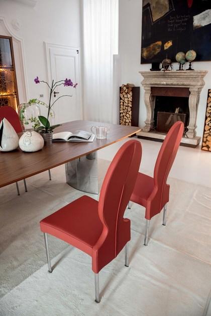 Tonin Casa Стул Medallion с кожаной обивкой sun-id-1356701 - Вид №5