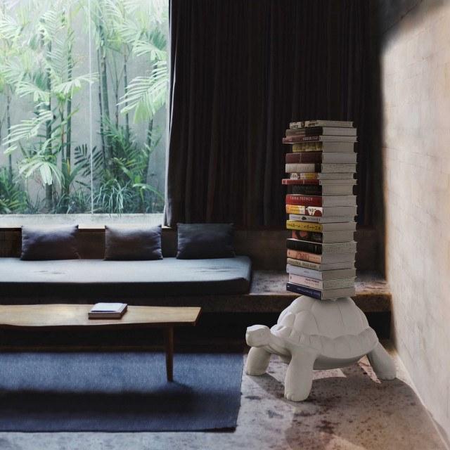 Qeeboo Книжный шкаф из металла и полиэтилена Turtle carry sun-id-1501938 - Вид №4