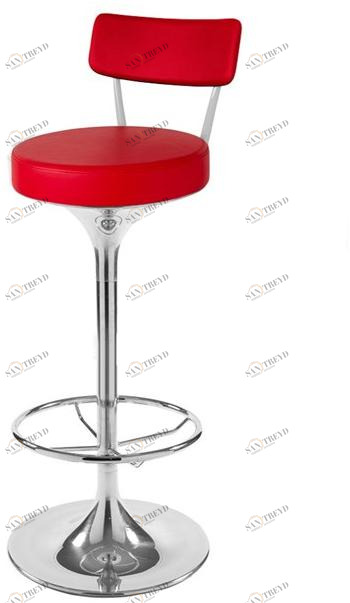 Vela Arredamenti Высокий алюминиевый табурет с подставкой для ног sun-id-1371485