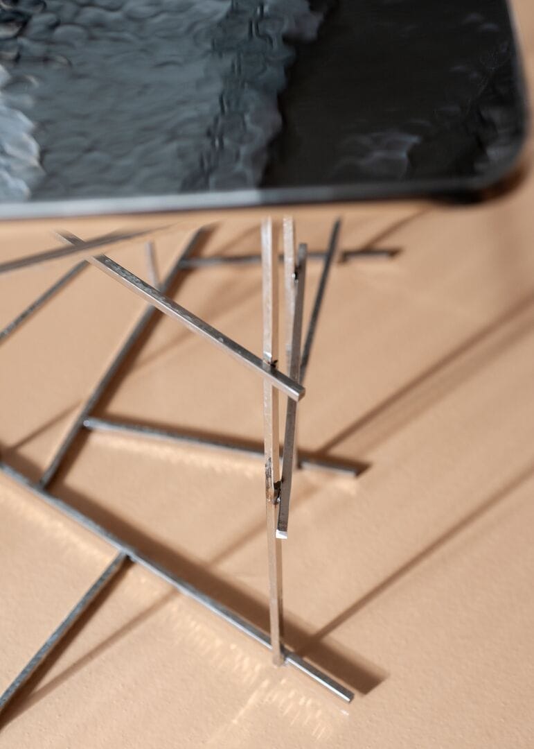 Журнальный столик из нержавеющей стали Baxter COPENAGHEN ARCH-00000051 - Вид №4