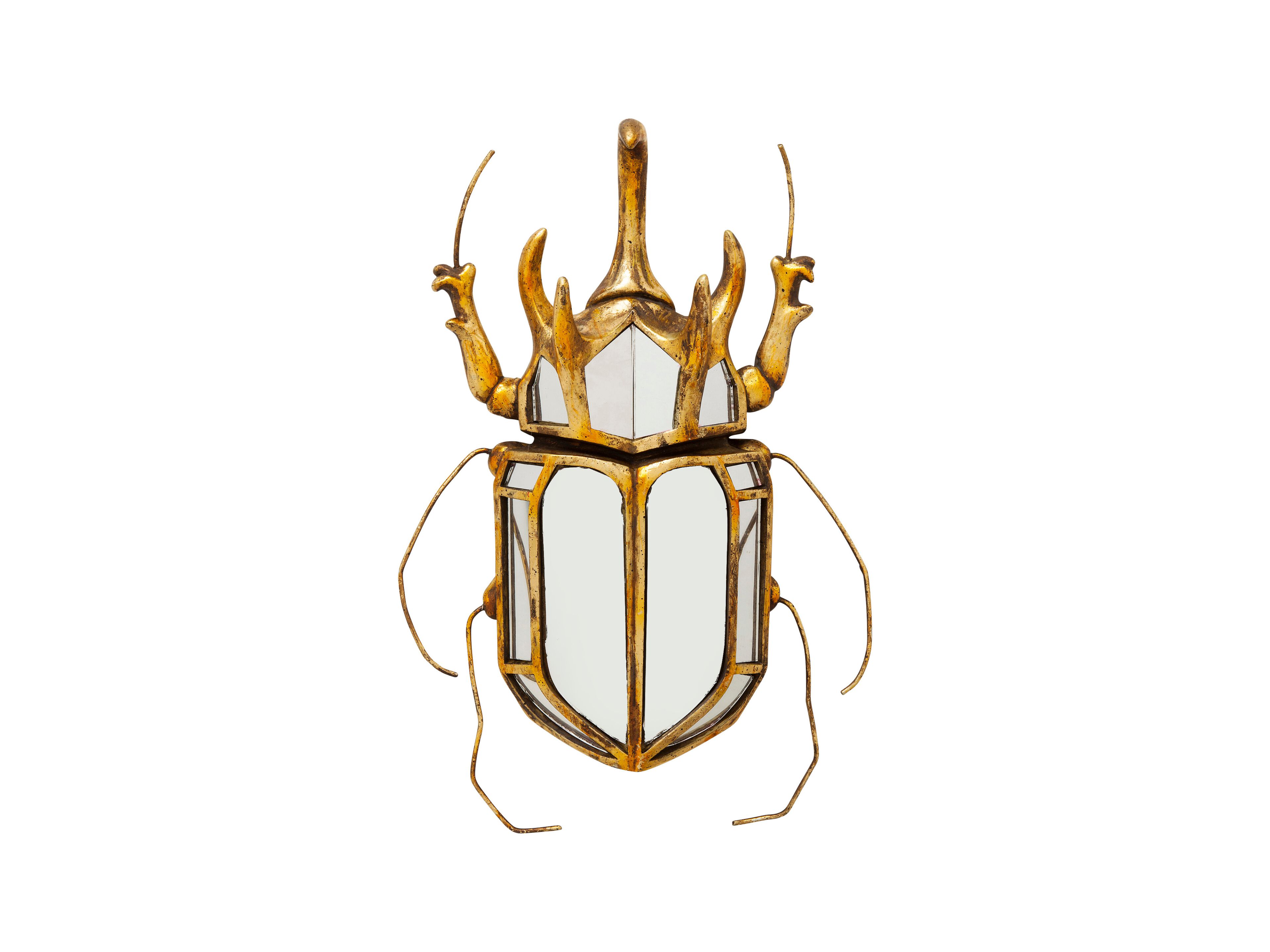 Декоративный предмет стены / зеркало из полирезина KARE Design BEETLE MIRROR ARCH-00084959