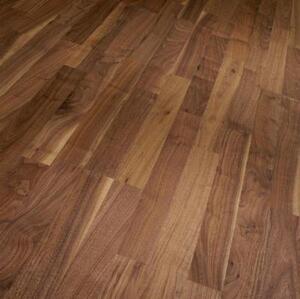 Штучный паркет Magestik floor Без Покрытия Орех американский Селект (Гладкая) 420х70 мм.