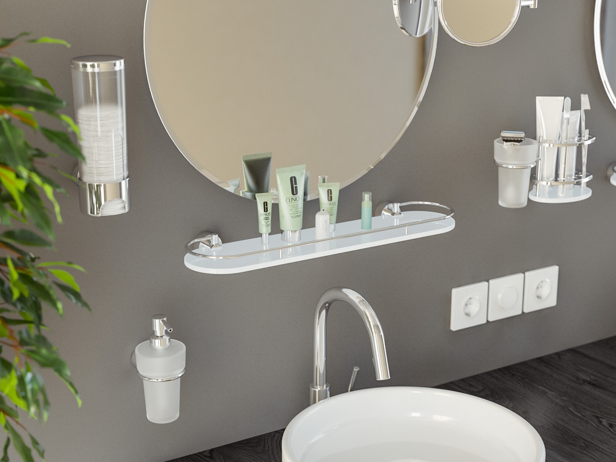 NOS 015 Полка с держателями 50 cm FBS Nostalgy - Вид №2