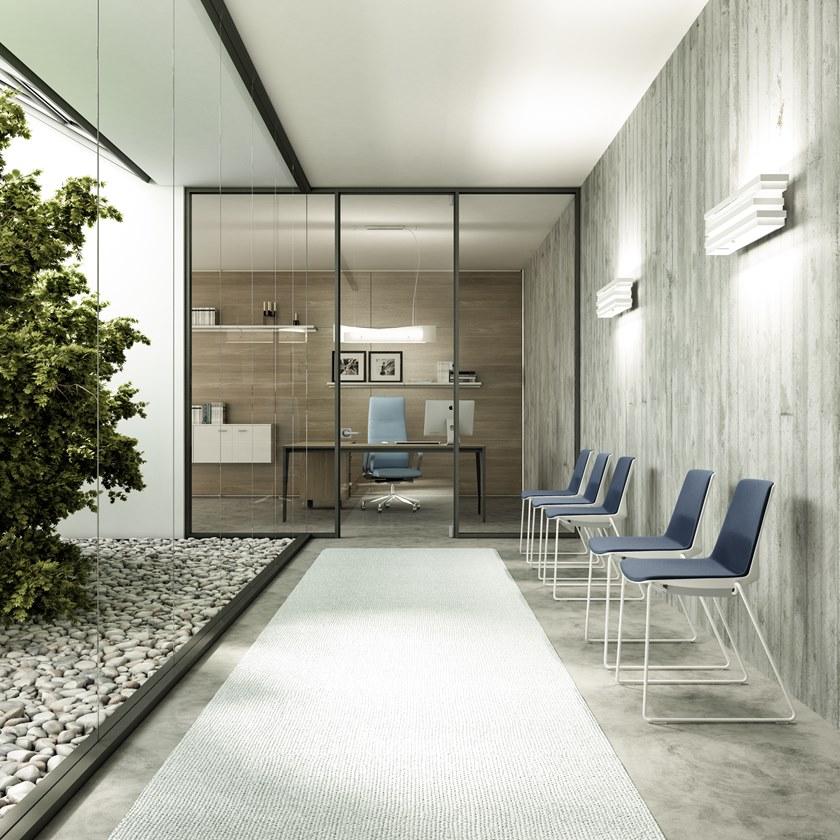 Quadrifoglio Стул для конференций, штабелируемый салазками Clue sun-id-1424141 - Вид №1