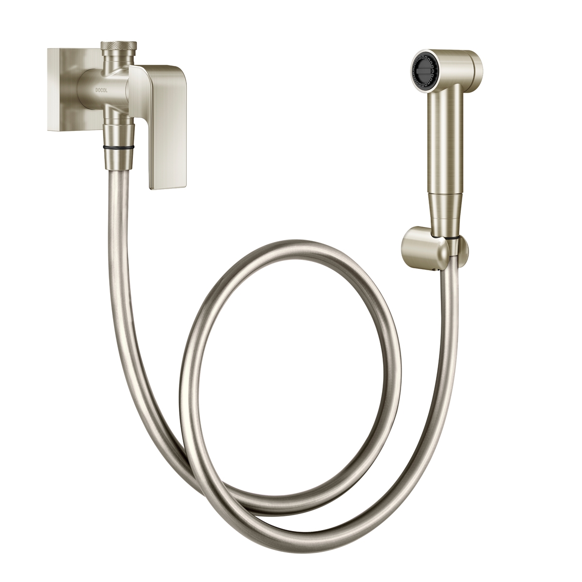 00884944 Гигиенический душ с краном и краном со спусковым крючком из матовой меди Docol VOUGAN 