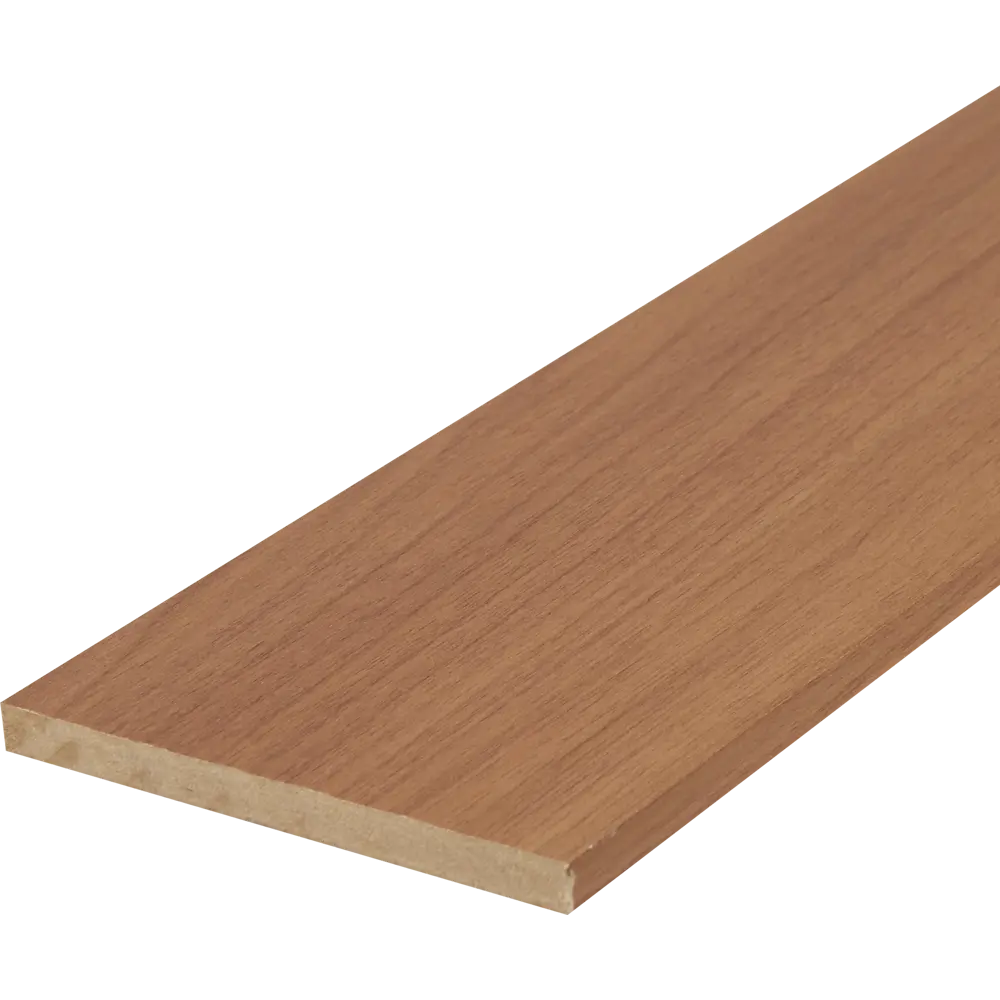 Добор ЛЦ/Белеза 2070x200x8 мм финиш-бумага ламинация цвет орех миланский VERDA STLM-2096721