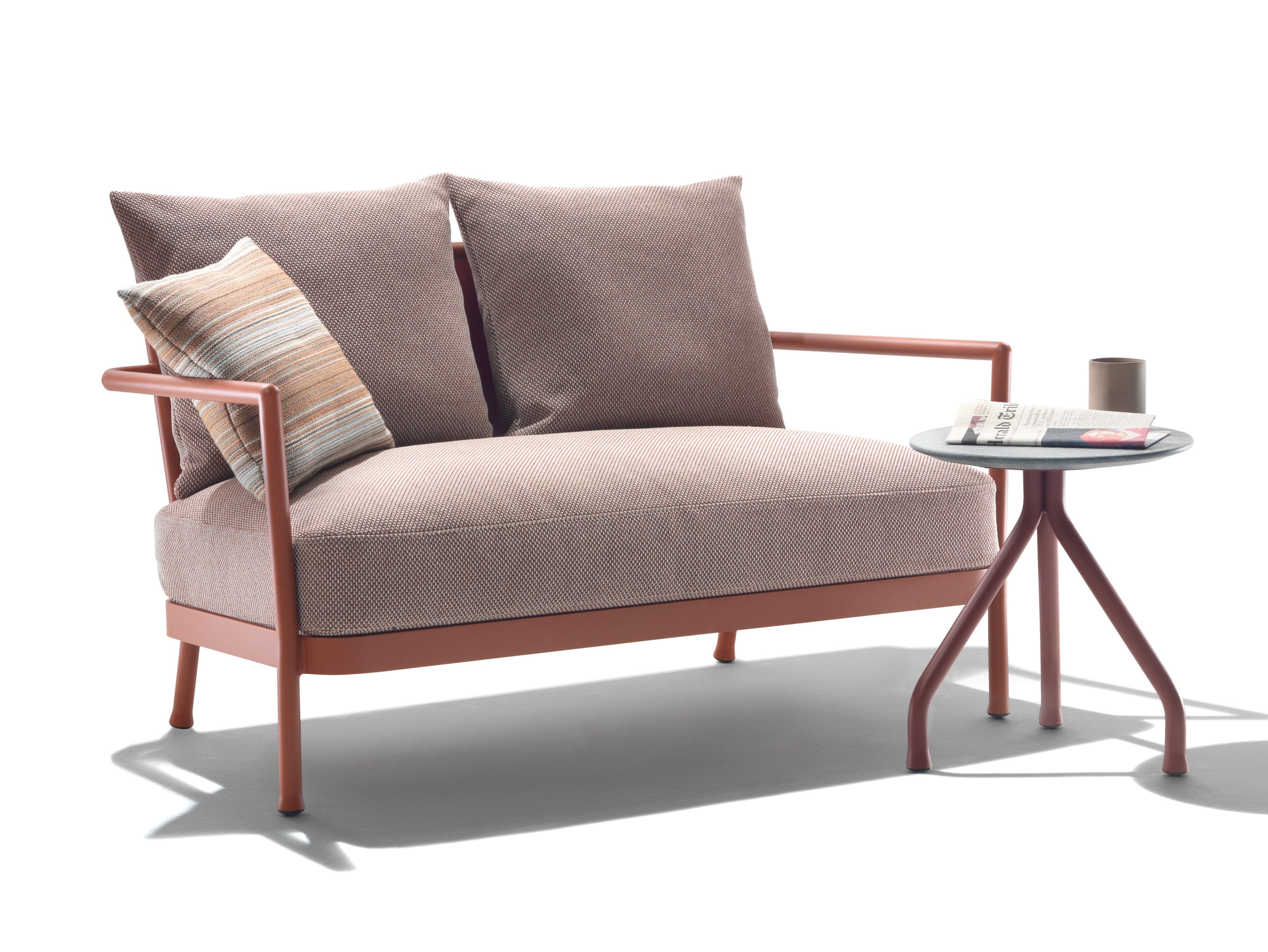 Алюминиевый и тканевый садовый диван Flexform Camargue ARCH-00044182 - Вид №2