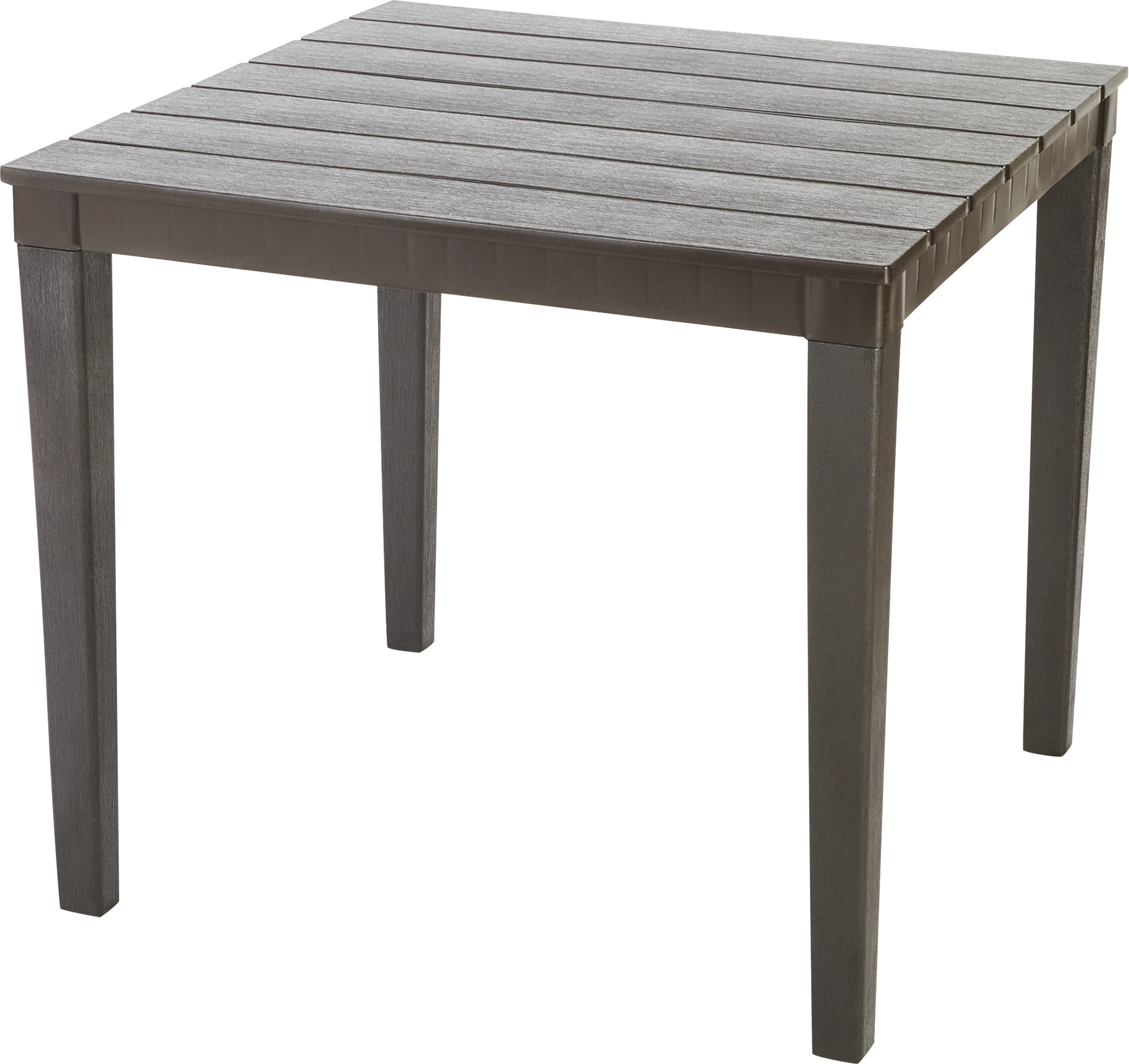 Стол садовый ЭЛЛАСТИК-ПЛАСТ «Прованс» квадратный 83×83×82 см шоколадный 82255692 STLM-0023264