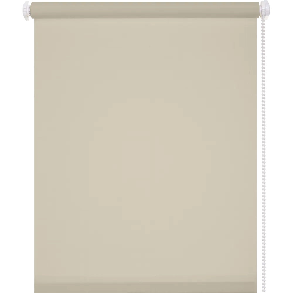 Штора рулонная Inspire Шантунг 80x250 см бежевая 82668381 STLM-2167191 - Вид №1