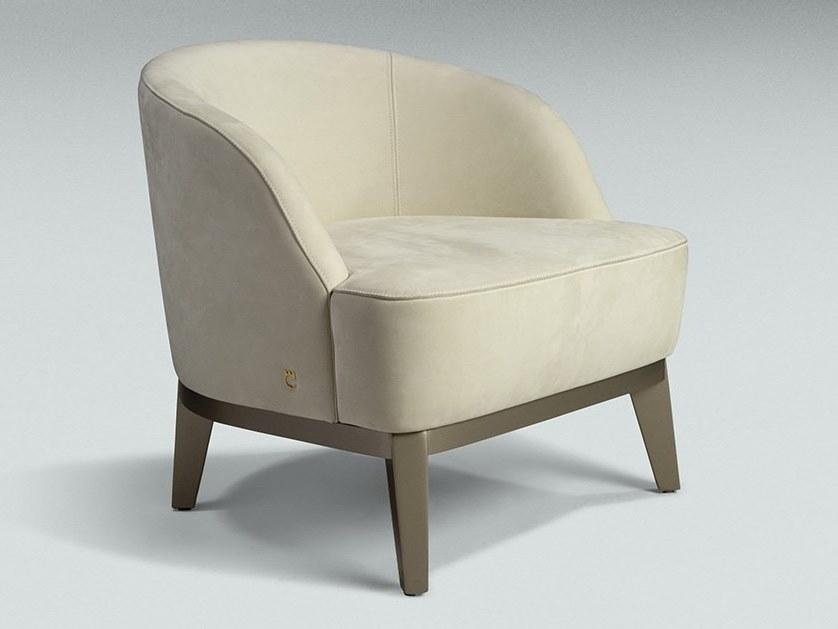 Paolo Castelli Кресло из нубука с подлокотниками Venice sun-id-1369521 - Вид №2