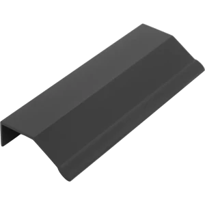 Мебельная ручка-профиль черная 124 мм