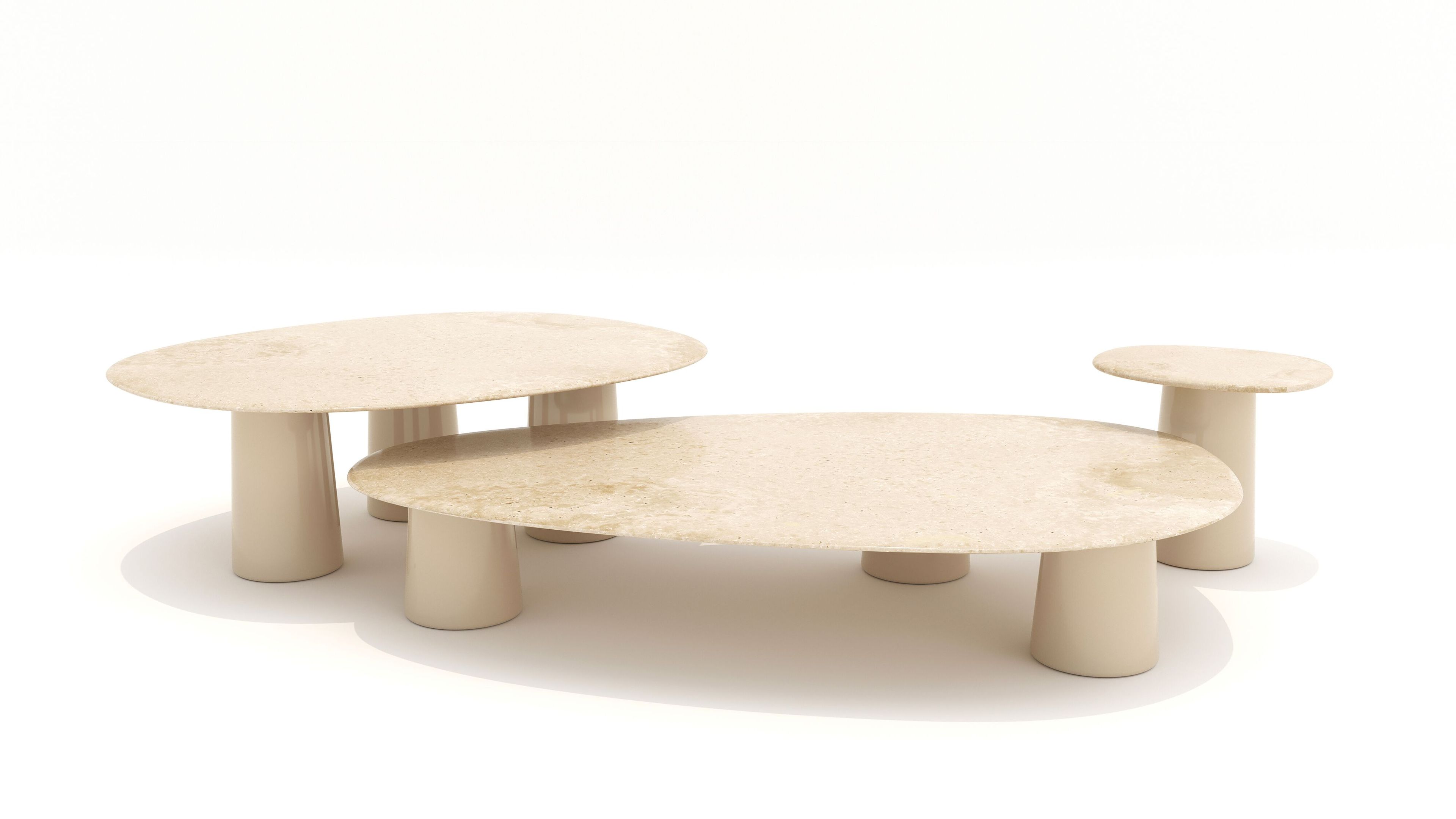 Журнальный столик с мраморной столешницей Ethimo Boldini ARCH-00028684 - Вид №3