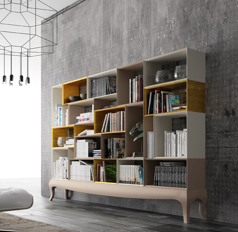 107698 Книжный шкаф Kubus 261 см La Ebanisteria Singular Pieces 