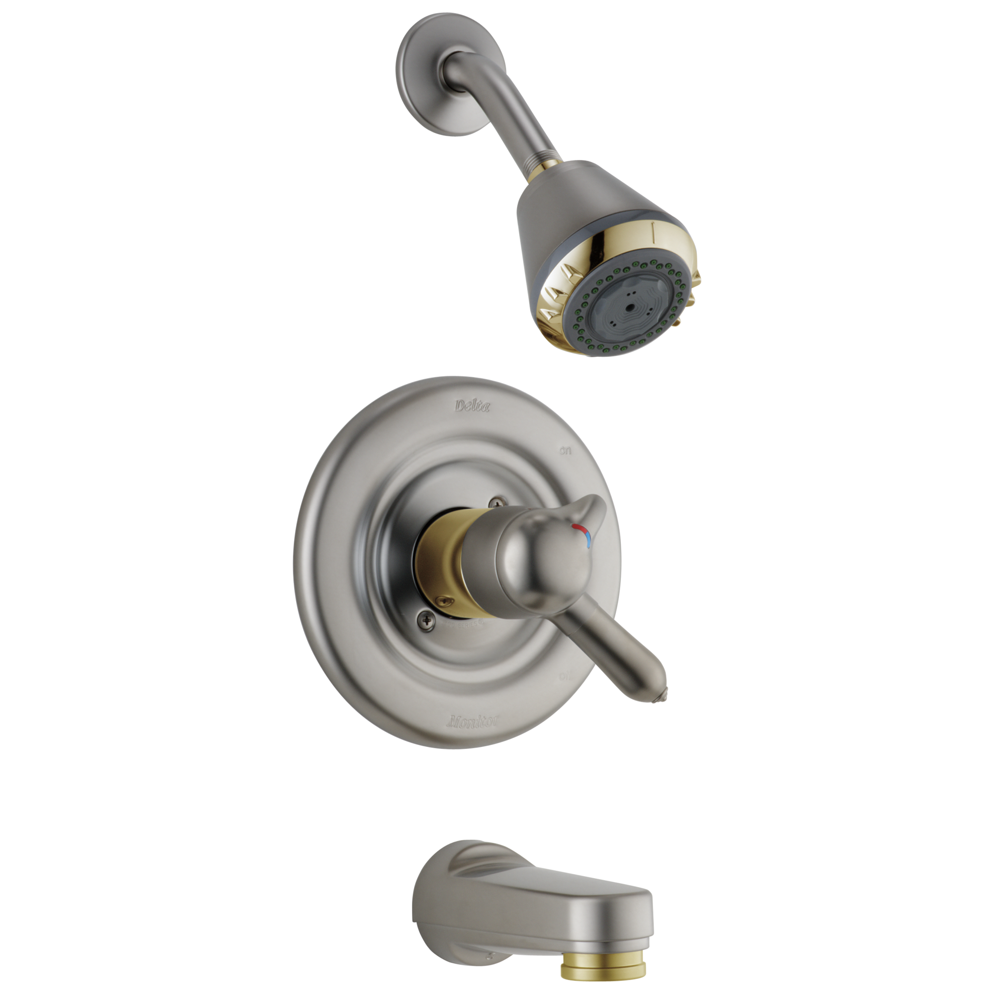 T17430-NC Для ванны и душа Monitor® 17 Series Delta Faucet Classic Жемчужный никель и хром
