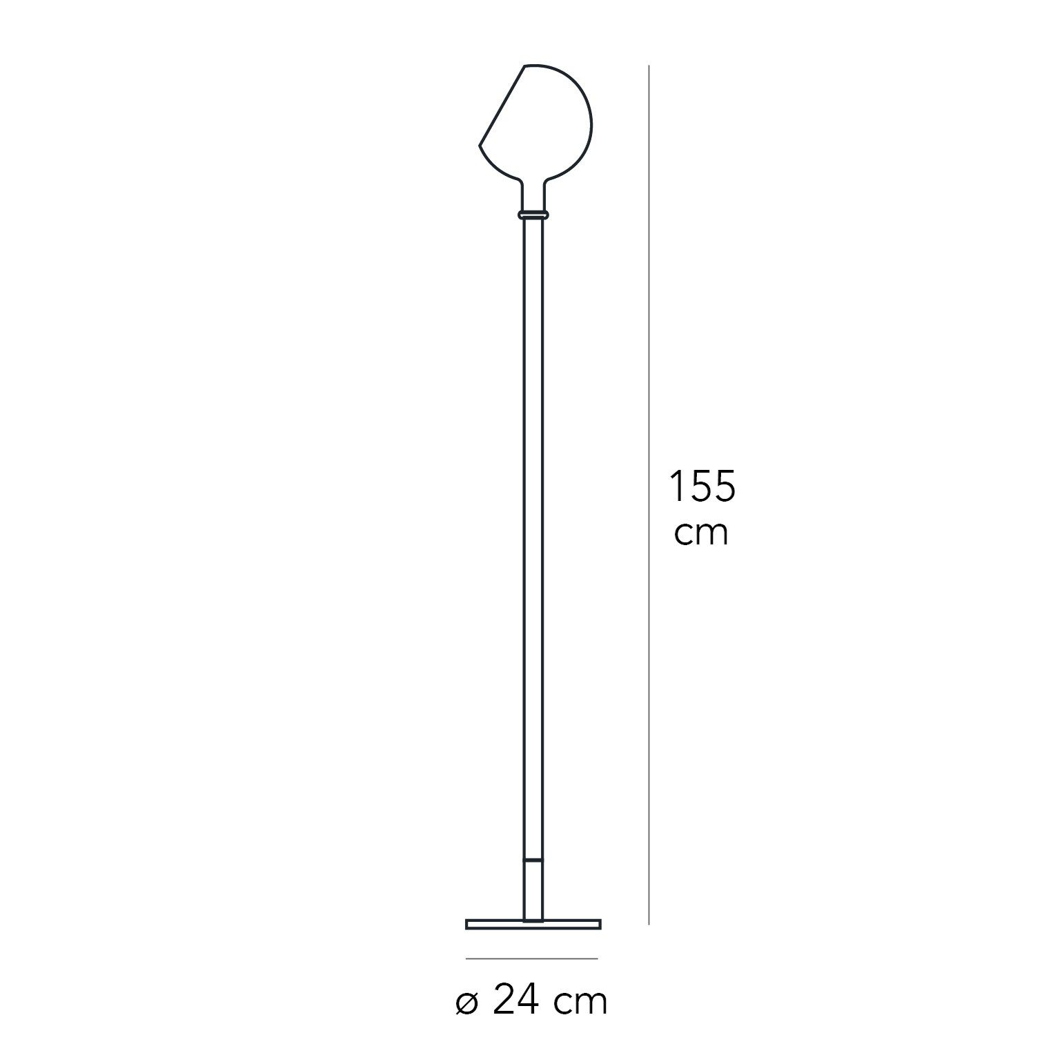 Напольная лампа из дутого стекла FontanaArte слово ARCH-00038481 - Вид №4