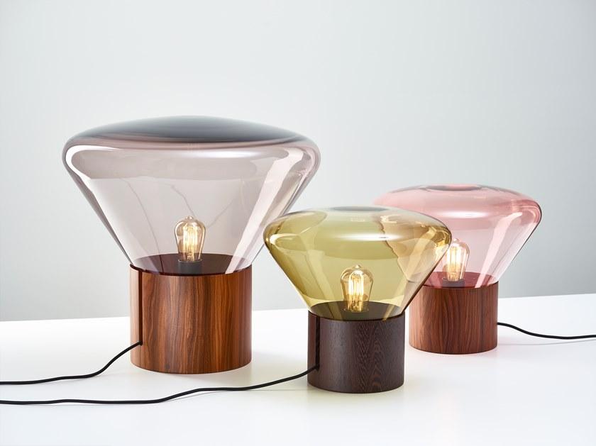 BROKIS Настольная светодиодная лампа из дерева и стекла Muffins sun-id-1463499 - Вид №1