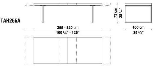 B&B Italia Раздвижной прямоугольный стол Athos sun-id-1492255 - Вид №10