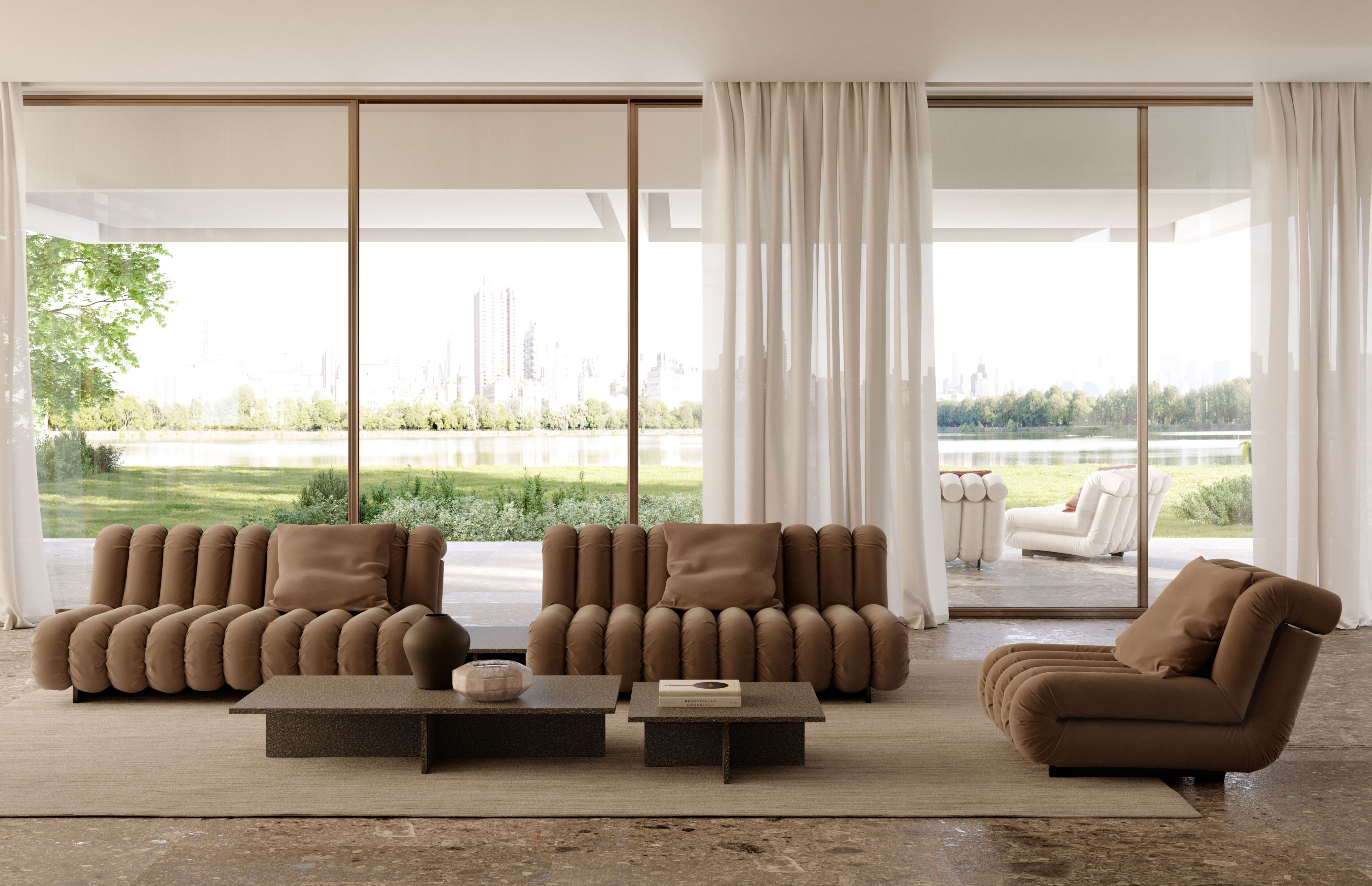 Каменный журнальный столик Exteta перископ ARCH-00093050 - Вид №3