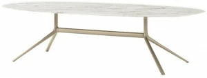 Poliform Овальный мраморный стол Mondrian