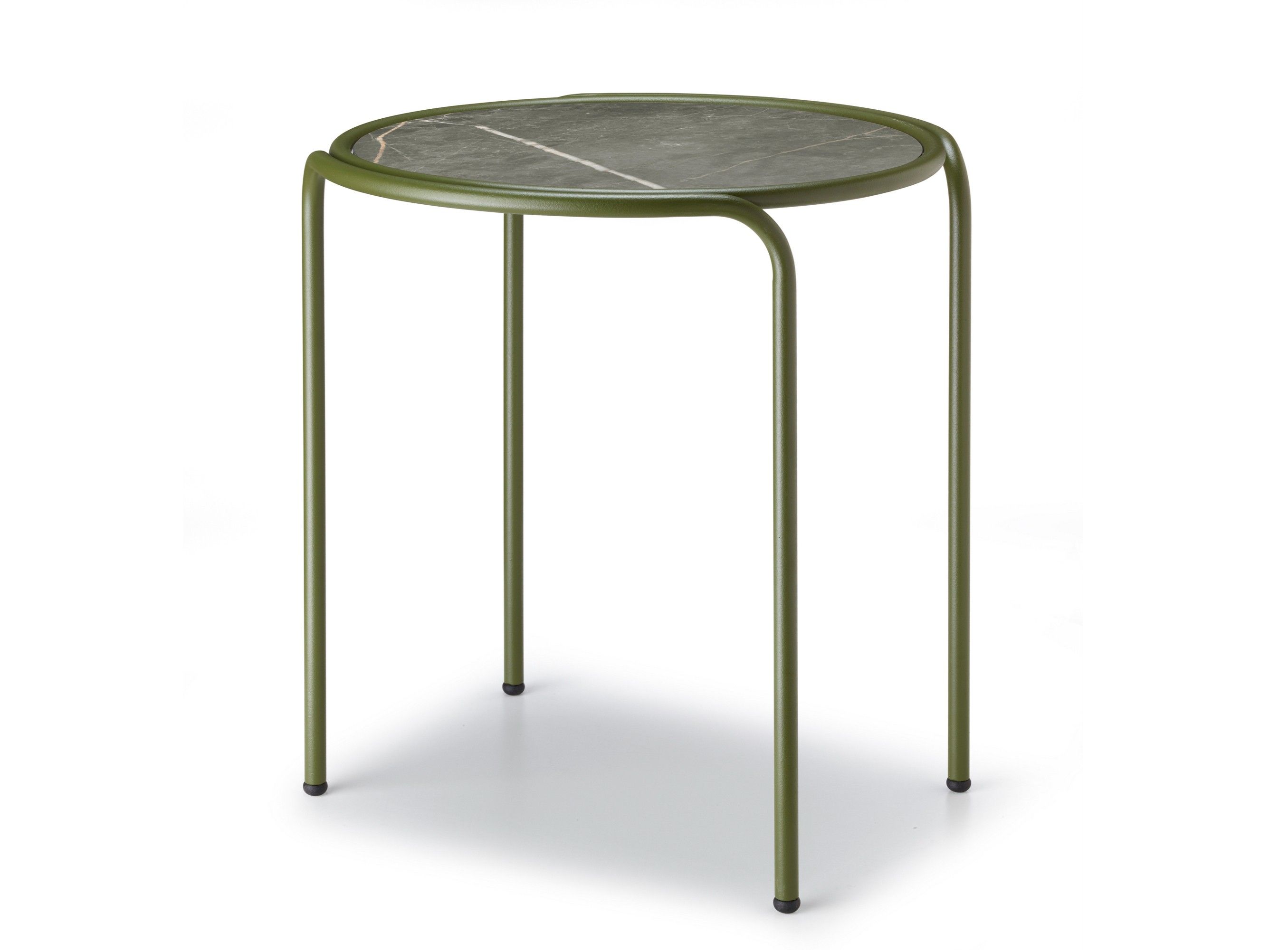 Круглый журнальный столик из окрашенного металла и HPL S-CAB Dress_Code ARCH-00110506 - Вид №1