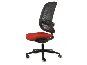 Регулируемое по высоте вращающееся офисное кресло с колесами