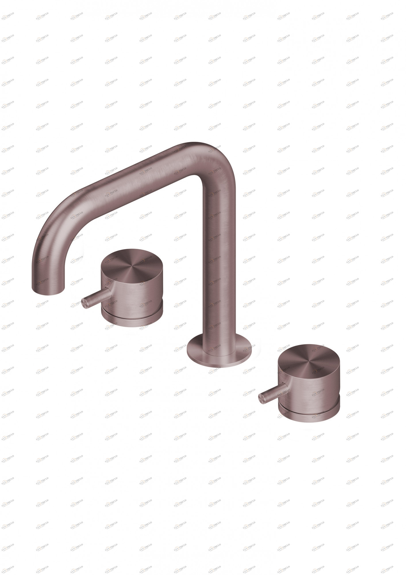 Источник. 12 96. Смеситель с тремя отверстиями Quadrodesign SOURCE