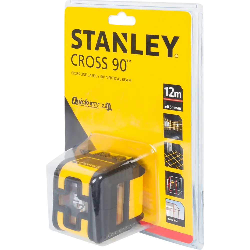 Уровень лазерный Stanley Cross 90, дальность до 12 м 81950773 STLM-2003537  - Вид №6
