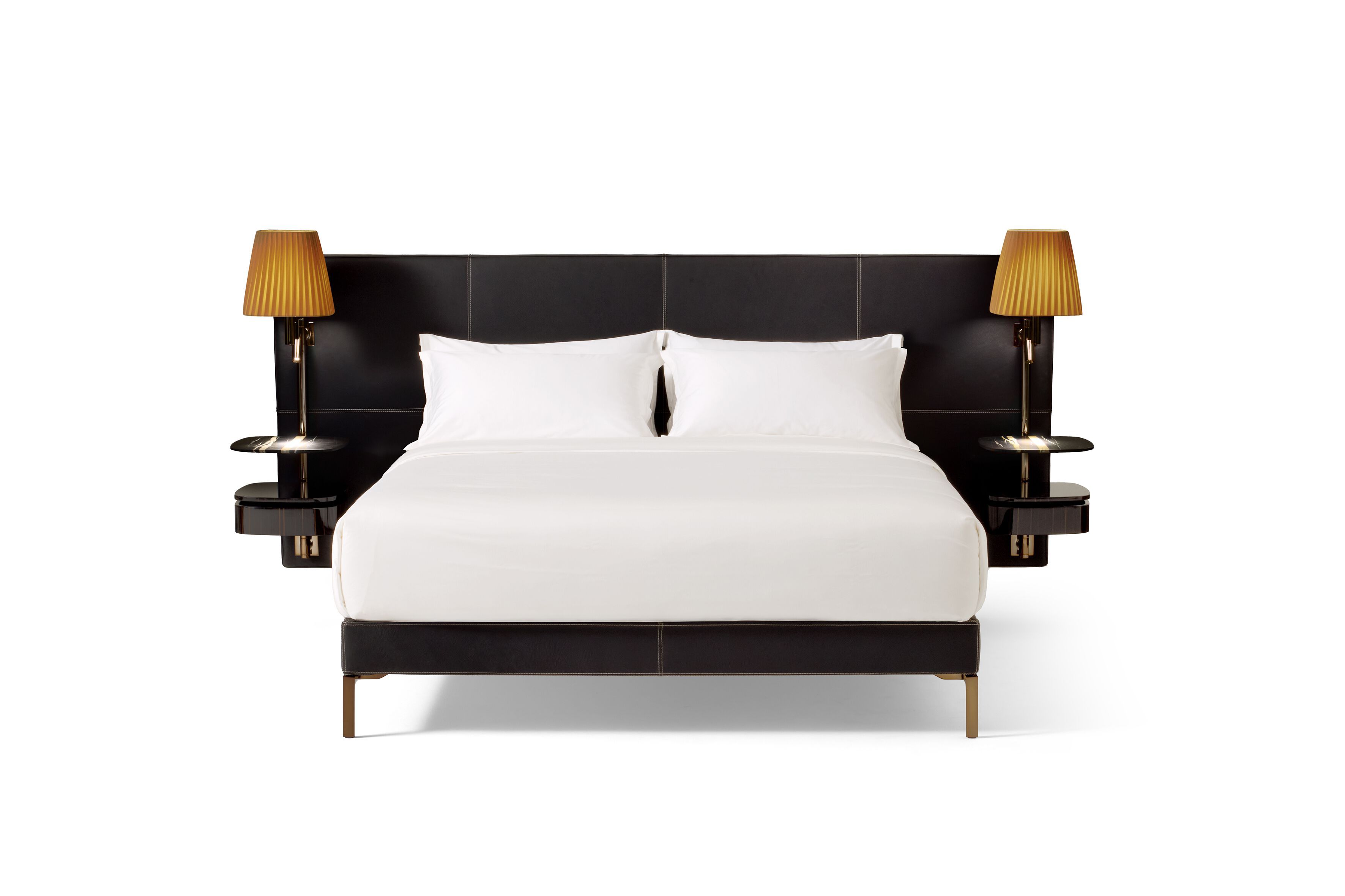 Кожаная двуспальная кровать CASSINA ARCH-00133789 - Вид №1