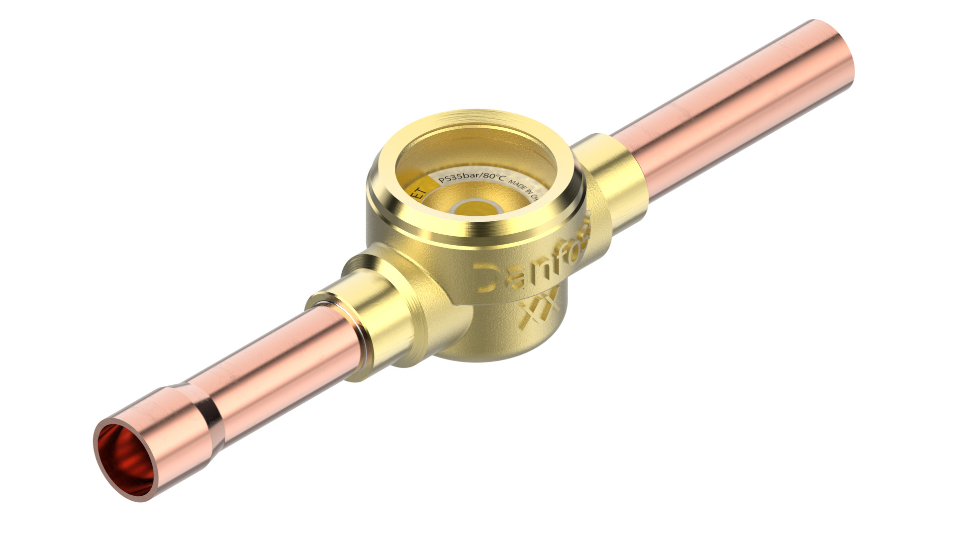 Danfoss SGN — Смотровые стекла с индикатором влажности SGN 22 Смотровое стекло 014-0187  - Вид №15