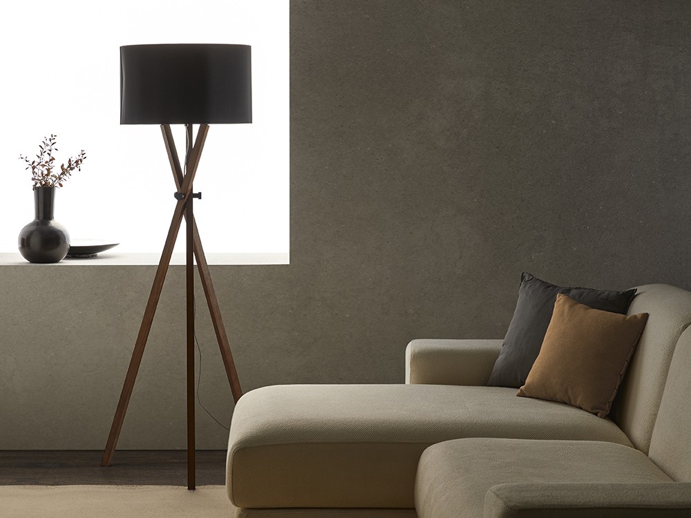 067062 Торшер черный абажур Aromas del Campo Cot 