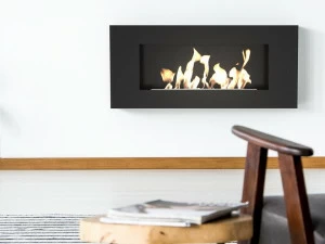 Kratki Настенный камин из стали на биоэтаноле