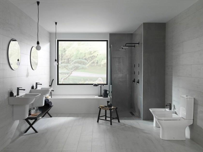 100130719 Подвесная раковина настенная овальная Noken Urban белая - Вид №1