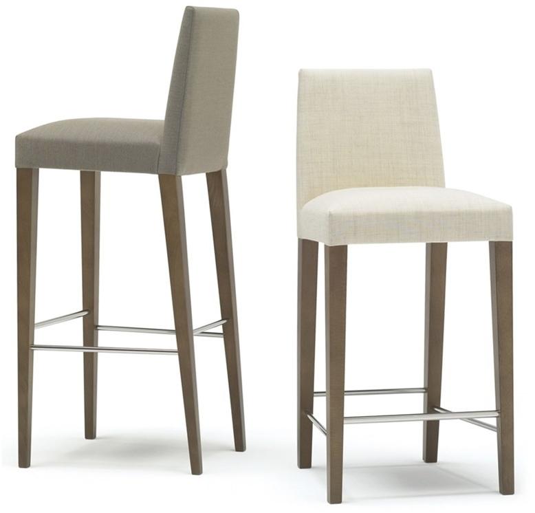 Andreu World Стул с обивкой из ткани со спинкой Anna Bq1386 - Вид №1