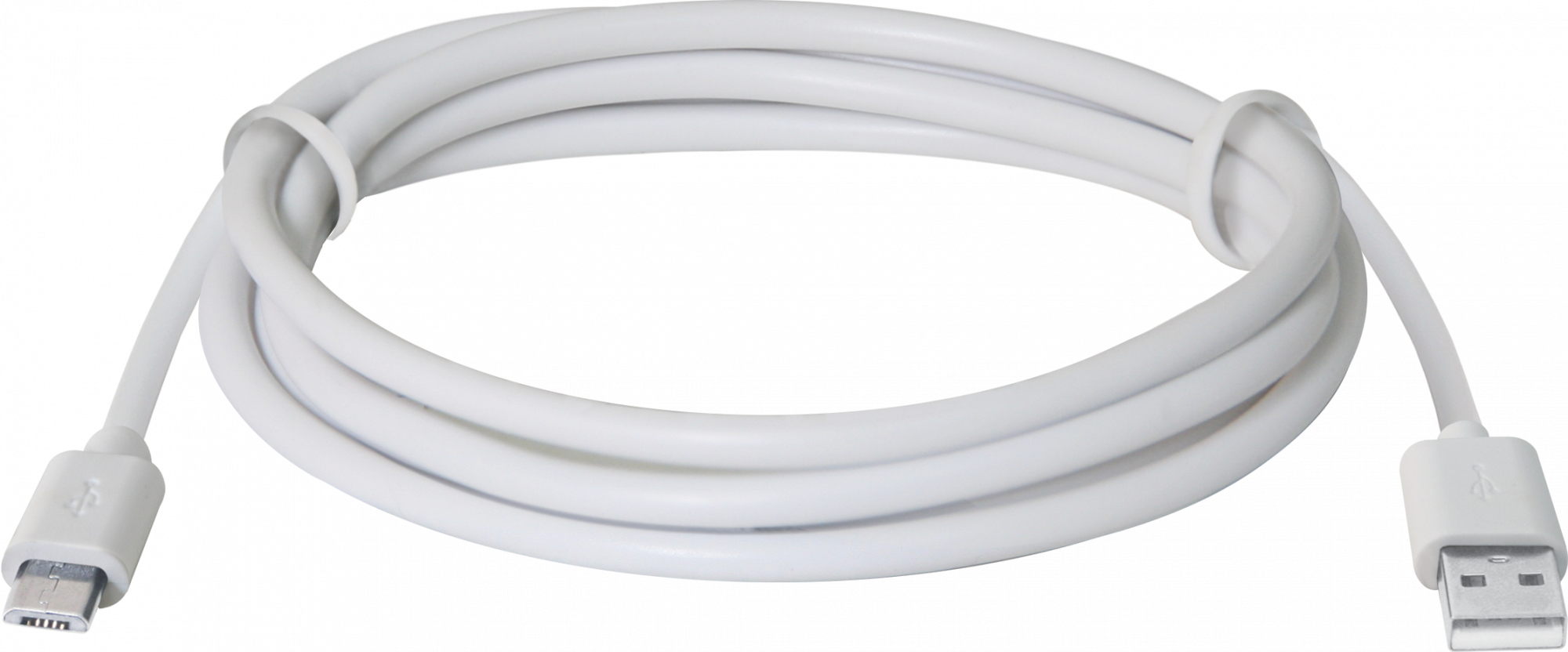 87477 usb кабель usb08-03bh usb2.0 белый, am-microbm, 1м Defender Santreyd 