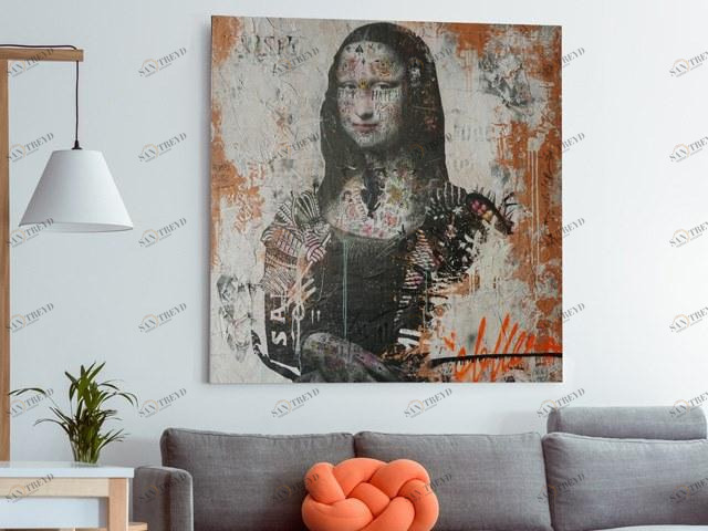 MOMENTI Авторский художественный принт Crazy home paintings Sk-006